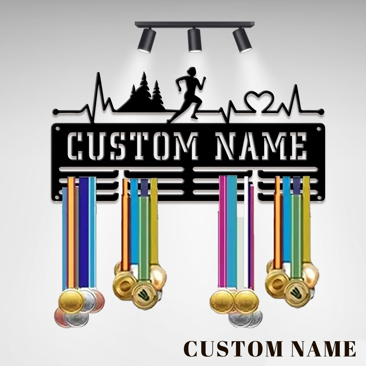 Halloween Party Supplies - Suporte Personalizado para Medalhas de Esportes,