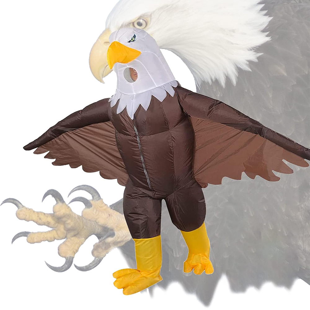 Halloween Costume Adult - Fantasia Inflável de Águia Calva para