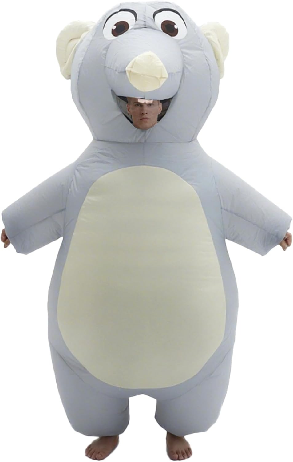 Halloween Costume Adult - Fantasia de Rato Inflável para Adultos,