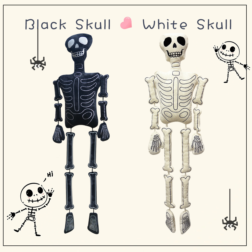 Halloween Skeleton Decoration - Boneco de Pelúcia Esqueleto de Halloween,