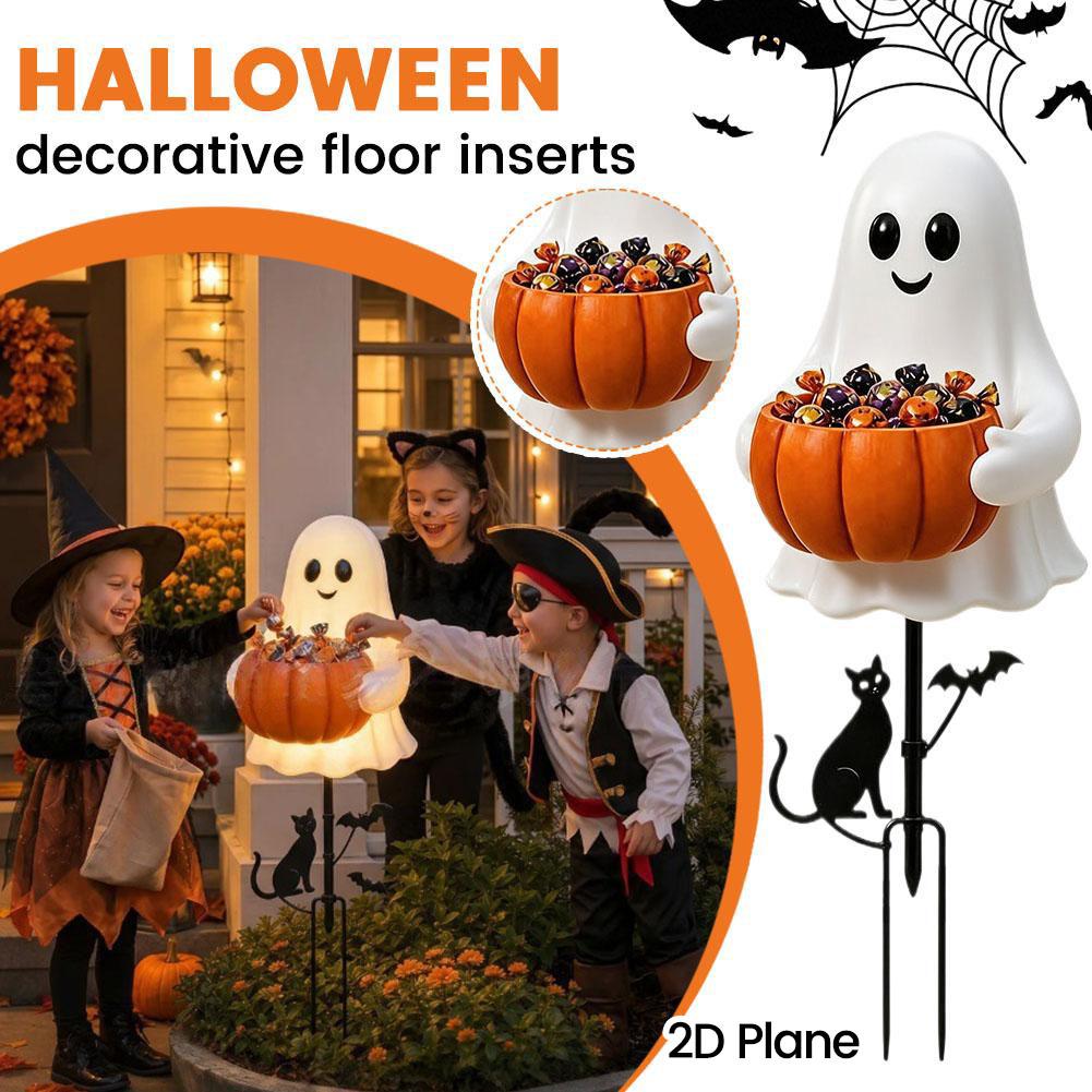 Suporte de Doces Fantasma de H - Halloween Pumpkin Decor Led avaliação e preço