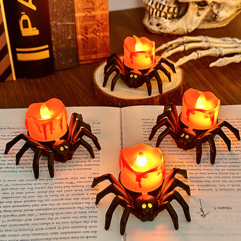 1/2 pçs led vela lâmpada de pl - Halloween Pumpkin Decor Led avaliação e preço