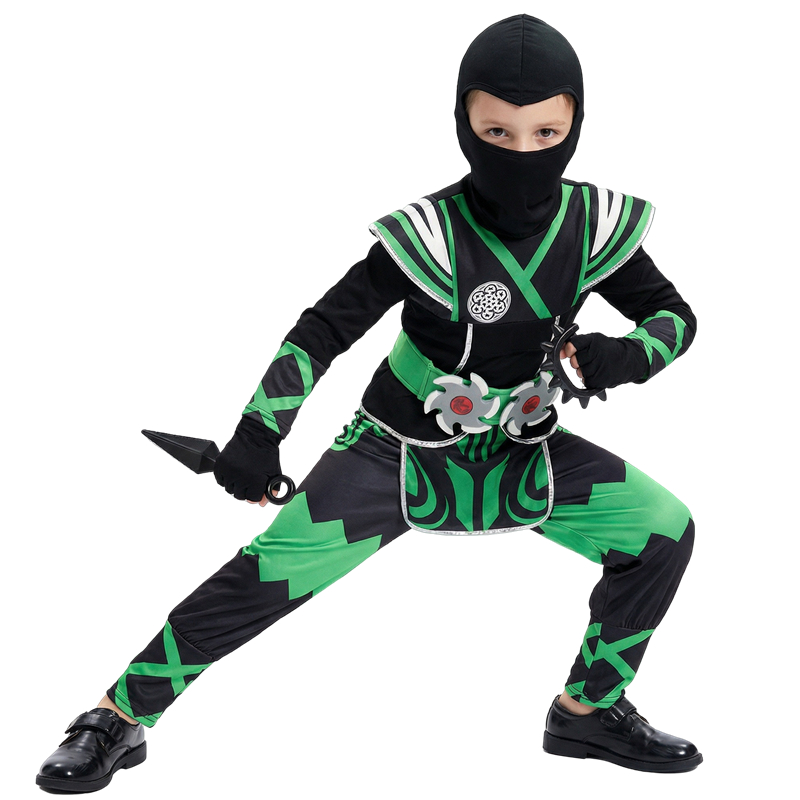 Conjunto de Fantasia de Ninja  - Halloween Costume Kids avaliação e preço