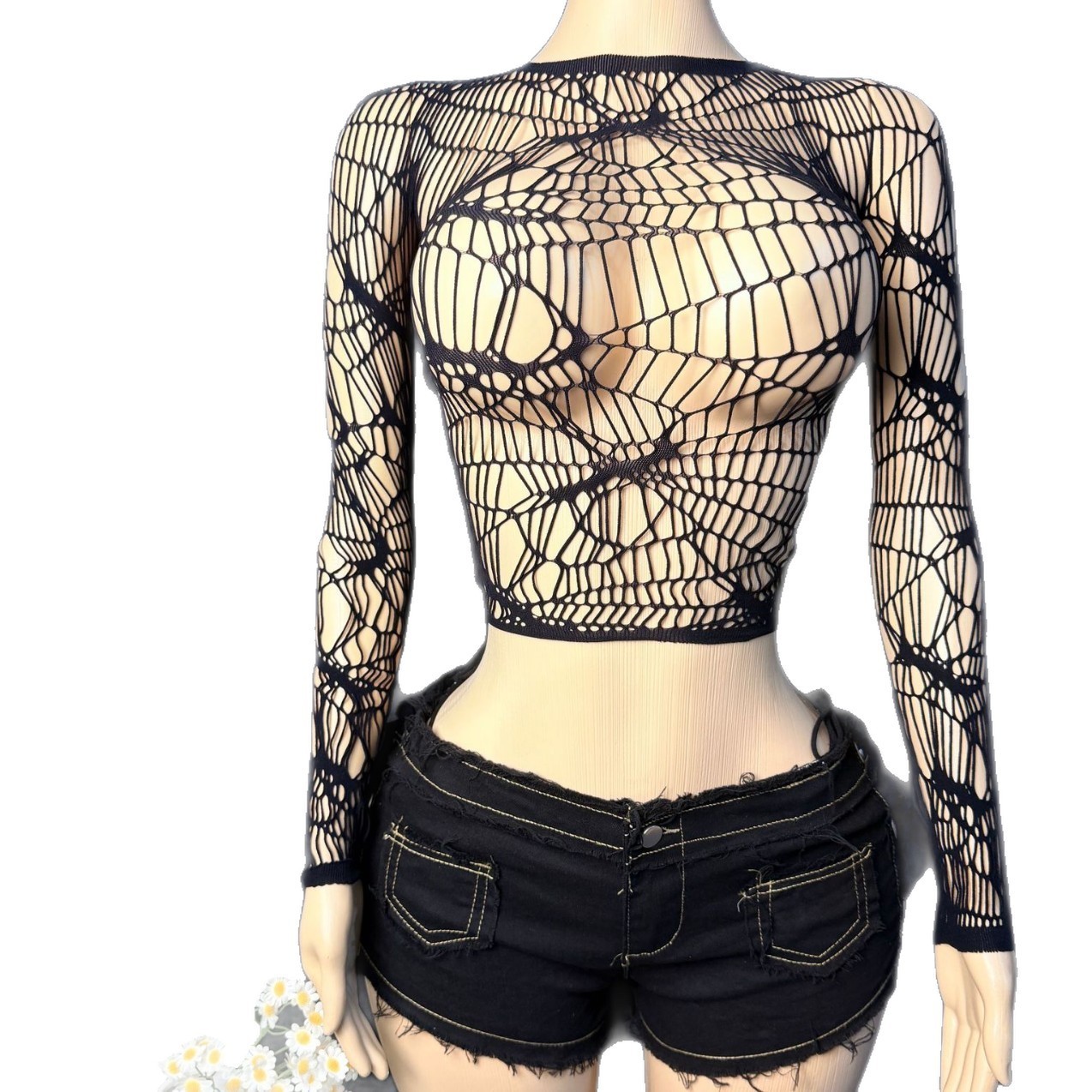 Lingerie de decoração para fes - Spider Web Halloween Decoration avaliação e preço