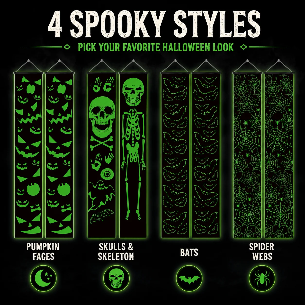 2 unidades de faixas de Hallow - Halloween Skeleton Decoration avaliação e preço