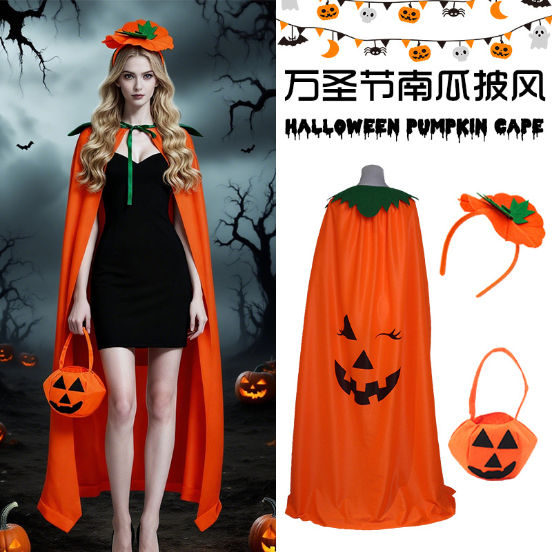 Conjunto de capa de fantasia d - Pumpkin Lantern Halloween avaliação e preço