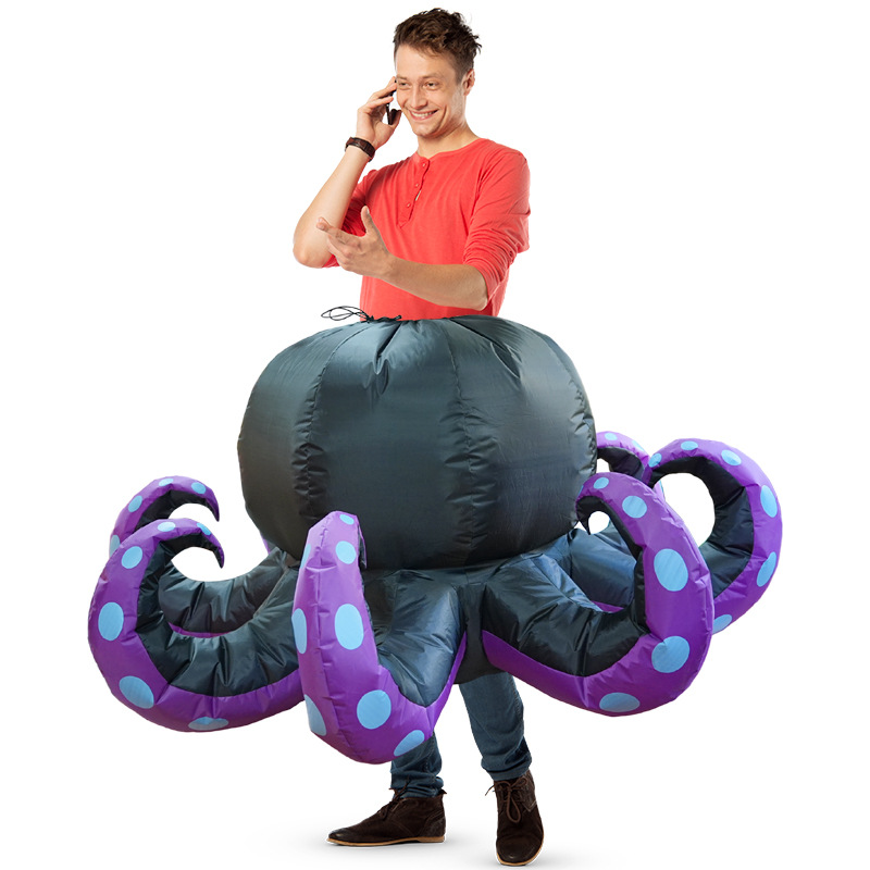 Fantasia Inflável de Polvo Mon - Halloween Costume Adult avaliação e preço