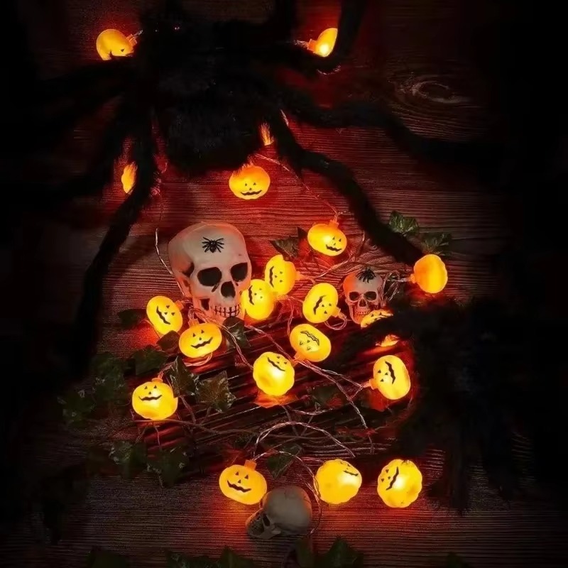 Cordão de luzes LED em forma d - Halloween Pumpkin Decor Led avaliação e preço