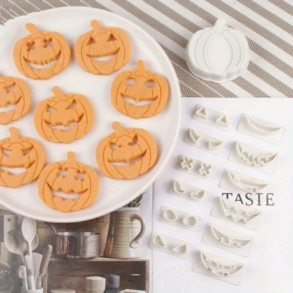 Conjunto de 13 Cortadores de B - Pumpkin Lantern Halloween avaliação e preço