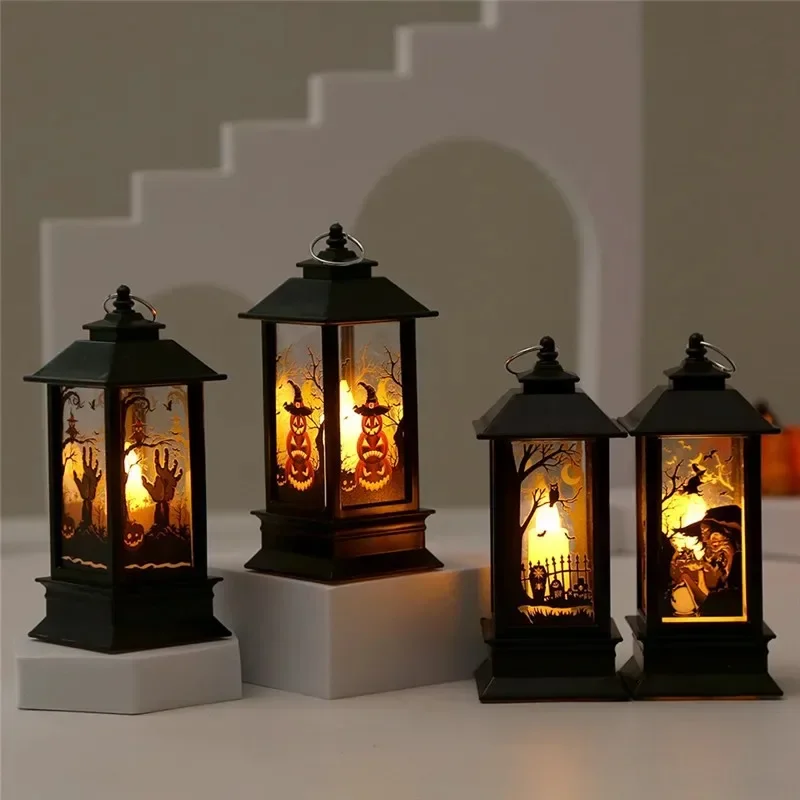 Decorações de Halloween: Luz d - Halloween Pumpkin Decor Led avaliação e preço